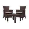 17937 balkonovy set allibert rosario brown oat