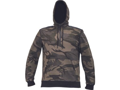 CRAMBE mikina s kapucí (Velikost XS, Barva camouflage)