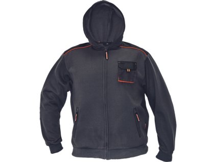 EMERTON mikina s kapucí (Velikost S, Barva černá)