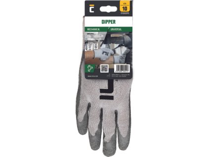 DIPPER ruk. blistr 12 PÁRŮ (Velikost 8, Barva šedá)