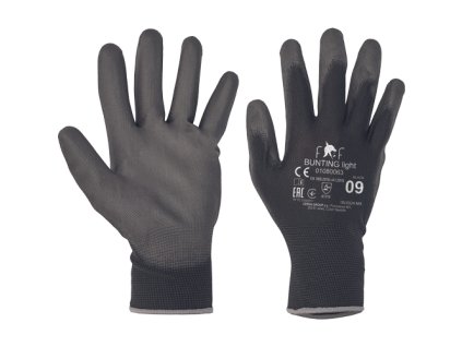 FF BUNTING LIGHT rukavice 12 PÁRŮ (Velikost 5, Barva černá)
