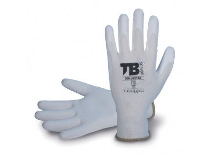 TB 500 URETAN rukavice 10 PÁRŮ