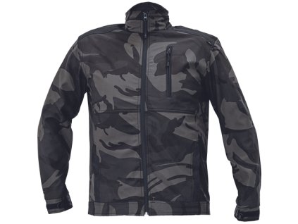 CRAMBE softsh.bunda (Velikost S, Barva camouflage)