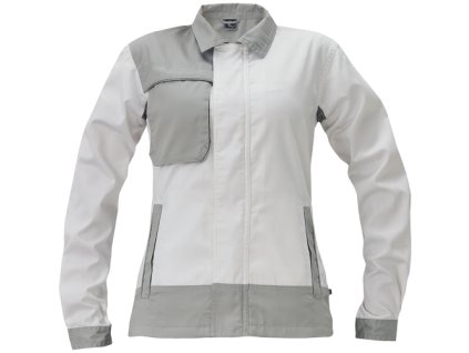 MONTROSE LADY bunda (Velikost 34, Barva bílá/šedá)