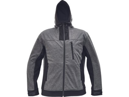 HUYER SOFTSHELL bunda (Velikost XS, Barva šedá)