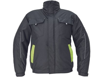 MAX VIVO pilot bunda (Velikost S, Barva černá/žlutá)