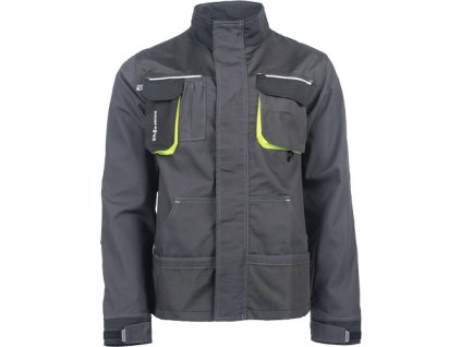 SHELDON bunda (Velikost 42, Barva antracit/žlutá)