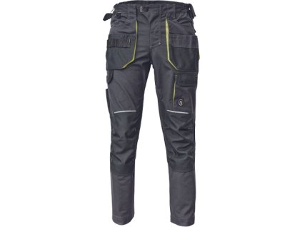 SHELDON kalhoty (Velikost 42, Barva antracit/žlutá)