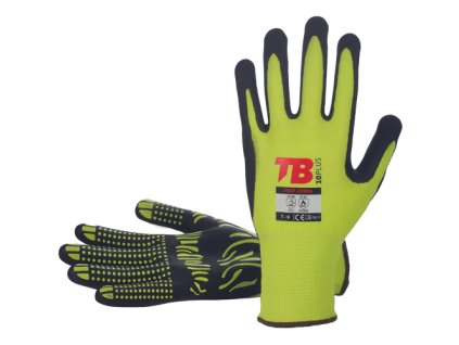 TB 700F ZEBRA rukavice 10 PÁRŮ (Velikost 6, Barva -)