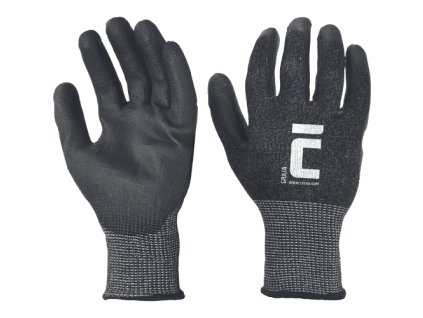 GRAJA rukavice 12 PÁRŮ (Velikost 6, Barva černá)