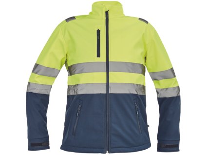 GRANADA HV SOFTSH.bunda (Velikost S, Barva žlutá/navy)