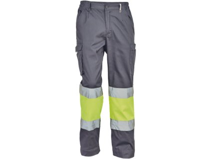 BILBAO HV kalhoty (Velikost 46, Barva šedá/žlutá)