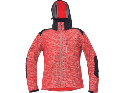 KNOXFIELD printed softshell (Velikost XS, Barva červená)