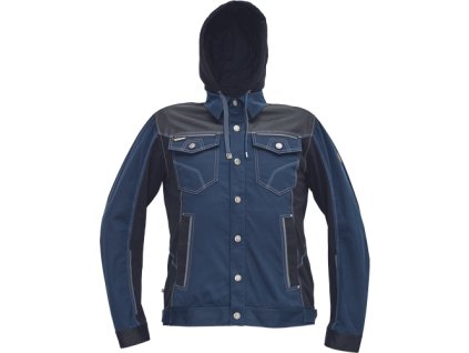 NEURUM CLS bunda+kapuce (Velikost 46, Barva navy)