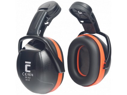 ED 3C sluchátka-přilba - EAR DEFENDER orange