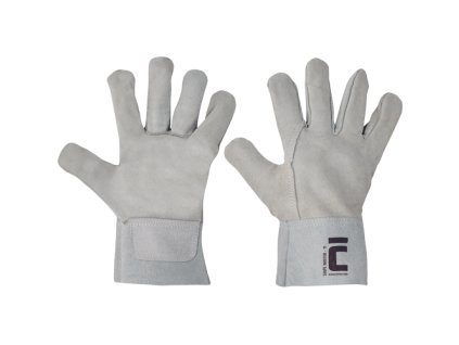 SNIPE WINTER rukavice celokožené 12 PÁRŮ (Velikost 10, Barva šedá)