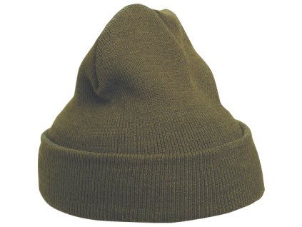 MESCOD pletená čepice (Velikost M, Barva zelená)