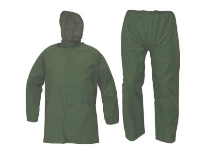 HYDRA oblek do deště PVC (Velikost L, Barva zelená)