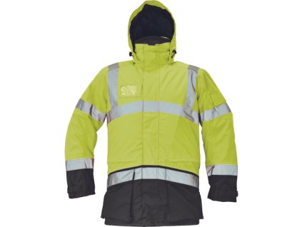 LIGHTFLASH HV zateplená bunda do deště (Velikost S, Barva žlutá/navy)