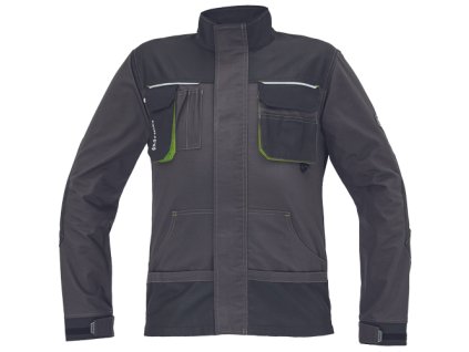 GREENDALE bunda (Velikost 64, Barva antracit/limetková)