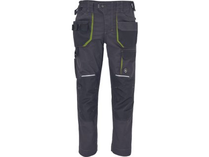 GREENDALE kalhoty (Velikost 64, Barva antracit/limetková)