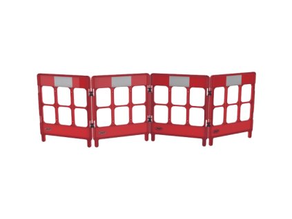 WORKGATE JSP Silniční bariéra 4 díly 7 KSŮ (Velikost -, Barva červená)