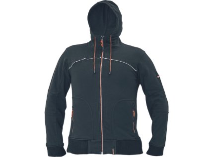 EMERTON NEW mikina s kapucí (Velikost S, Barva černá)