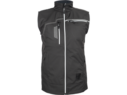 TAURUS softshell vesta (Velikost XS, Barva černá)