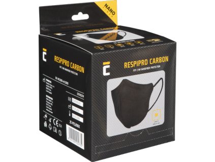 RespiPro Carbon FFP2 25ks respirátor (Velikost M, Barva -)