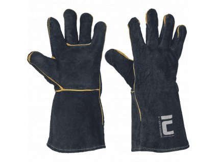 SANDPIPER BLACK rukavice celokožené 12 PÁRŮ vel.11- svářečské