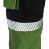 STANMORE kalhoty do pasu (Velikost 48, Barva zelená/černá)