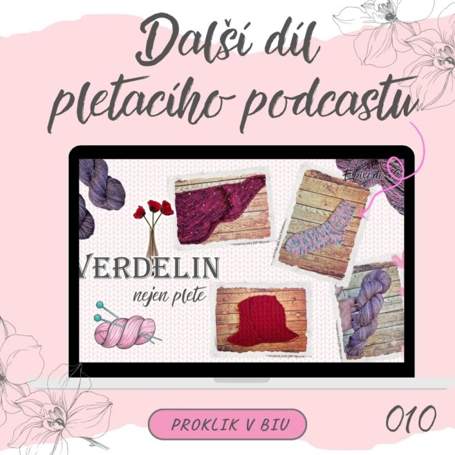 Další díl pletacího podcastu je na YouTube. Už 10tý. 🧶🔟 Čeká Vás povídání o pletení a předení. 🐑🧵 A zase přemýšlím co...