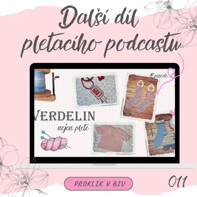 Nový díl podcastu je venku! 🎉🎙️ Cely díl najdete na YouTube - odkaz v BIU 📺🔗 Dnes to je o pletení a předení a jedna ušitá...