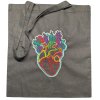 Plátěná taška srdce