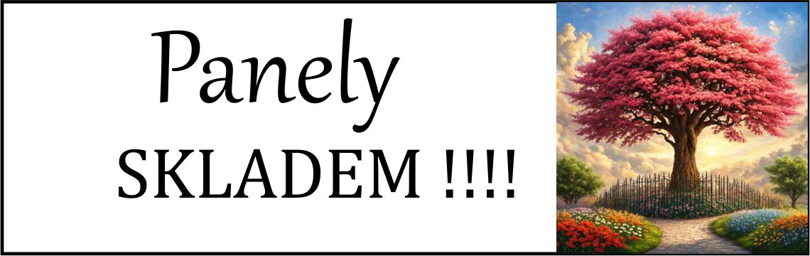 Panely skladem