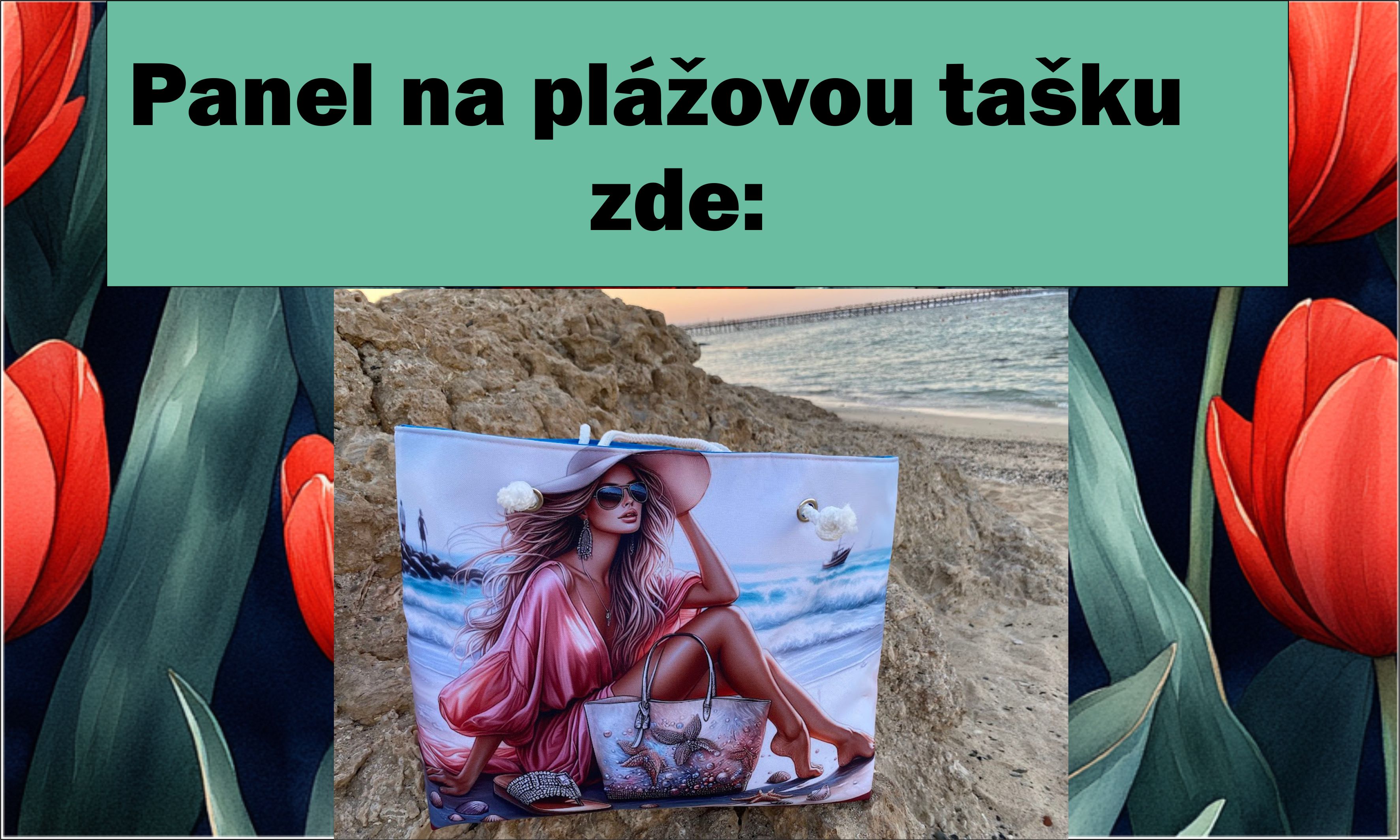 Panely na plážové tašky