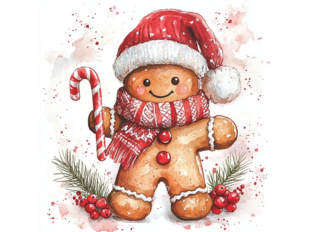 veronika 37383 Realistic watercolor illustration of a decorated 0866de3d 4e6a 4bb8 962e 978626c6f8c0