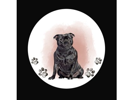 Kočárkovina panel pes Staffordshire Bull Teriér