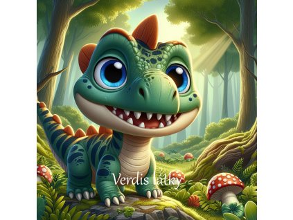 Mikroplyš panel dino