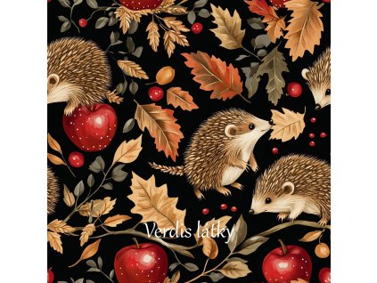 veronika 37383 acvarel detail hedgehogs black background with r 9d6f6224 853b 40f6 9154 aed007182188