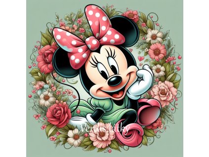 Mikroplyš panel Minnie 2
