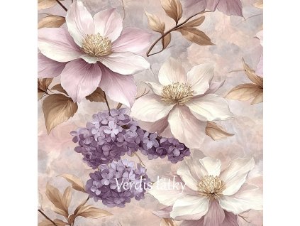 veronika 37383 watercolor pink and white flowers of Clematis cr 25fc41c1 d64c 4ffe ad81 3a0f93dc4713