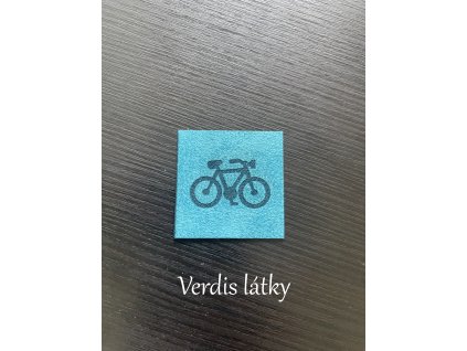 Cedulka koženková - kolo tyrkys