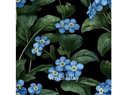 veronika 37383 several forget me nots with green leaves a black 791cc24d 7d4f 47df ae69 8bcbfdc6f33a (1)