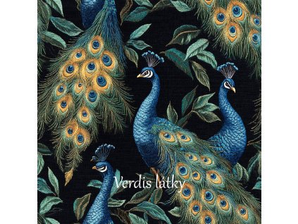 veronika 37383 several blue peacocks with green yellow and oran 27976e83 0e35 4d36 aa39 ca1398bf9ce0
