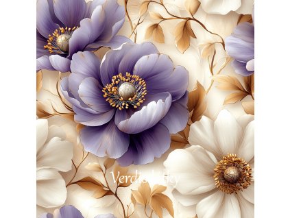 veronika 37383 wattercolor purple and white Flowers of Klemtis 1ecb4015 adb6 452e a086 31fc0a3b1369