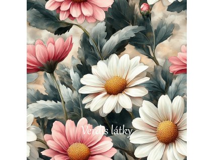 veronika 37383 digital art watercolor pink and white daisies wi 6fbe6fe4 1057 4797 b48e 2c06a7206a8f