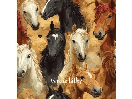 veronika 37383 digi art several real brown ponies brown backgro b144649f a870 4cfc a867 5995cbc9a281