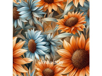 veronika 37383 airbrushed style ripe blue silver wheat and oran 82b82a20 ab51 49db 8f7c 9ebca215a8d8