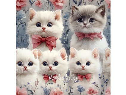 veronika 37383 Watercolor kittens with pink bow background colo 8755b67a 45ab 4409 a39c a555aac9eae4